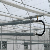 Sistema de calefacción de agua caliente para invernaderos